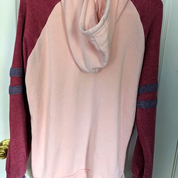 MV Sport Angel Fleece Pink Hoodie - Picture 3 of 9